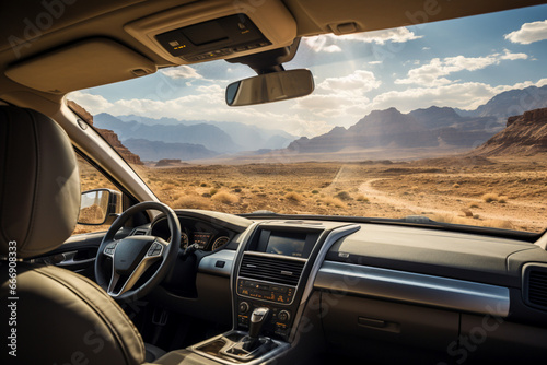 driving in the desert © Nature creative
