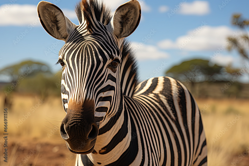 Obraz premium zebra in the wild