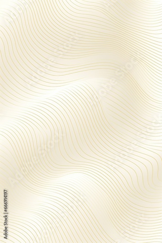 Winding curved guilloche lines, golden on beige background. pattern for designs, websites, textiles, documents, certificates. Vector illustration.