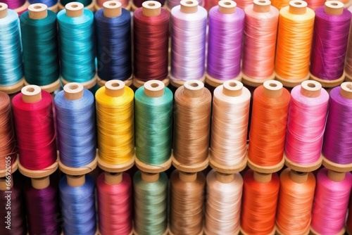 silk threads used for the drapery production