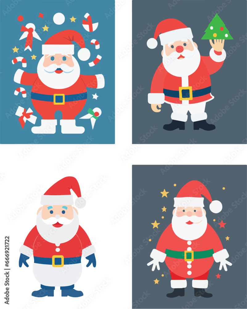 Vector Illustration: New Year 2024, festivals and celebrations, Christmas in winter, Santa and baking house Vector Illustration: New Year 2024, festivals and celebrations, Christmas in winter, Santa and baking house