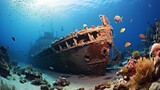 A border of underwater shipwrecks and marine treasures
