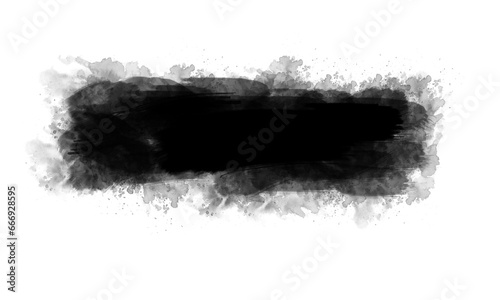 Ink splat Long Background Transparent Shape Easy to type text or photos