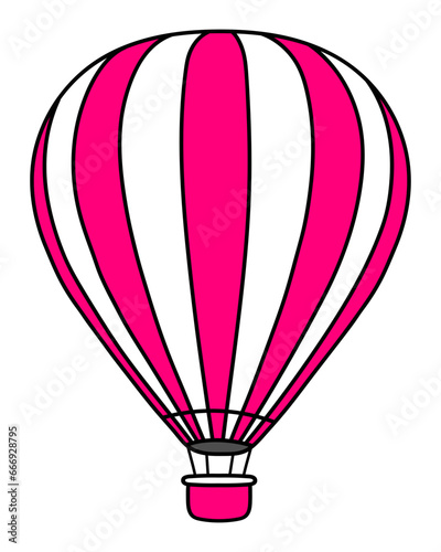 Vector illustration Cappadocia, Turkey.  Isolate of Hand drawn line doodle Turkish symbols.