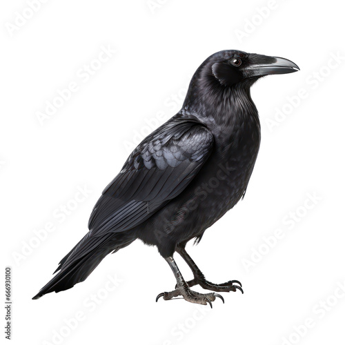 raven isolated on transparent background,transparency  © SaraY Studio 