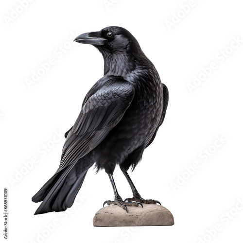 raven isolated on transparent background,transparency 