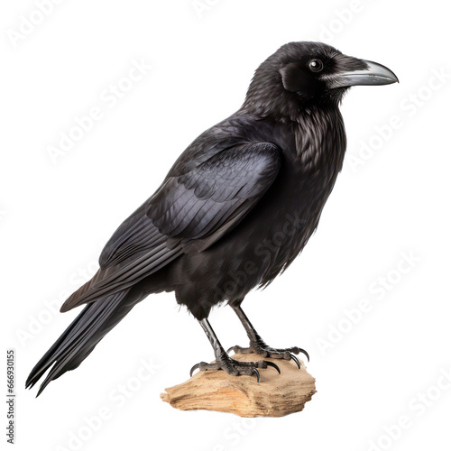 raven isolated on transparent background,transparency 