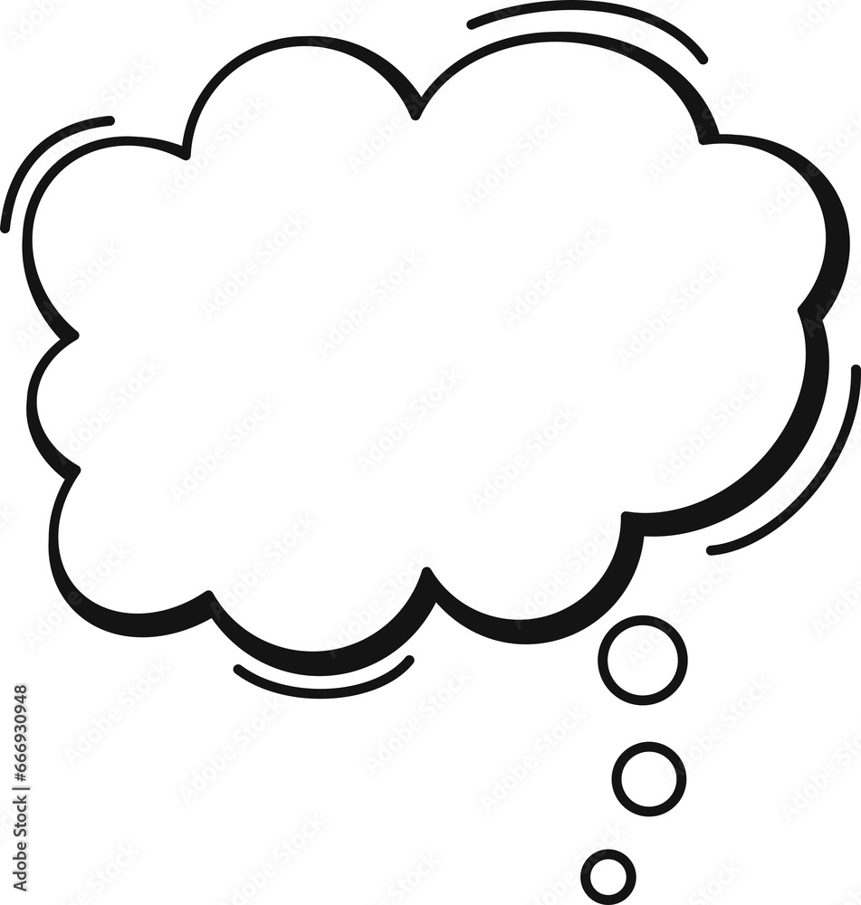Speech bubble doodle hand drawn Speech bubble doodle hand drawn
