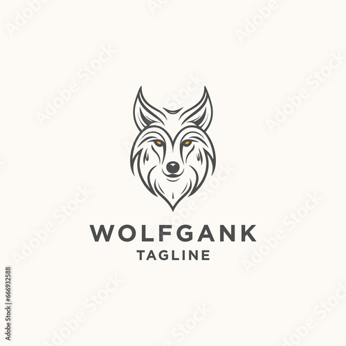 wolf logo design
