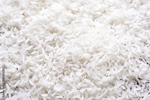 full frame texture of raw, uncooked white rice