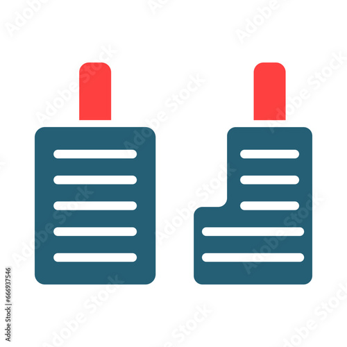 Car Pedals Glyph Two Color Icon Design