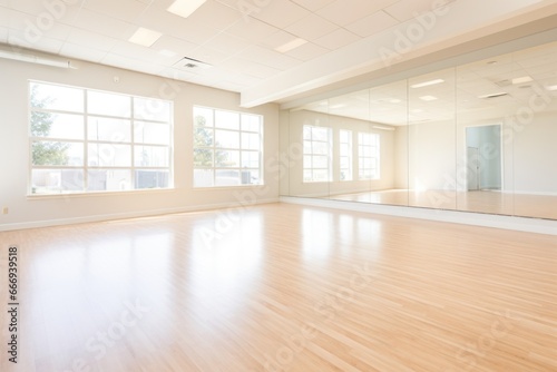 a bright and airy dance studio venue