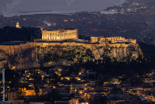 The Accropolis and Parthenon by sunset 3