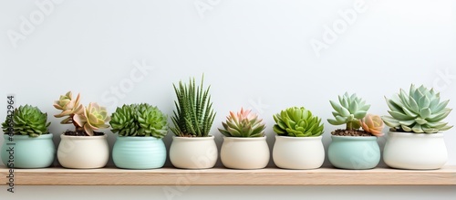 Small attractive green plants indoors