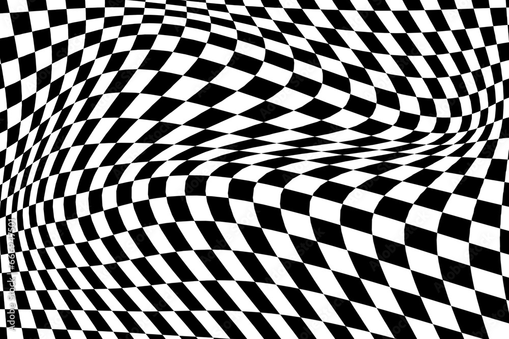 Obraz premium Abstract checkered pattern seamless movement background
