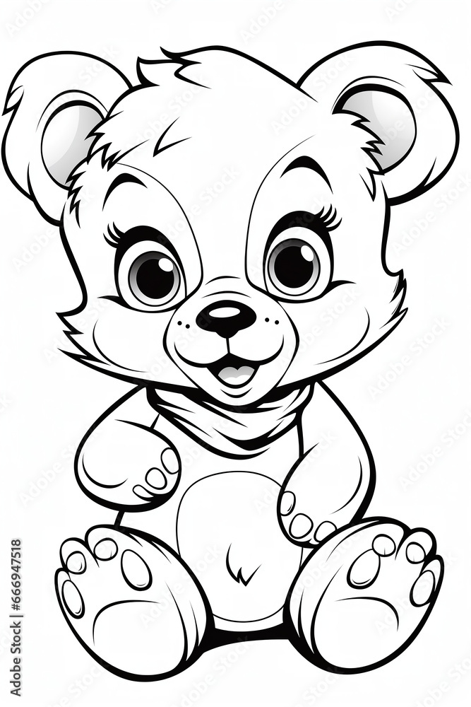 Obraz premium coloring books for adults, children, black and white, Good for children and adults coloring book pages.