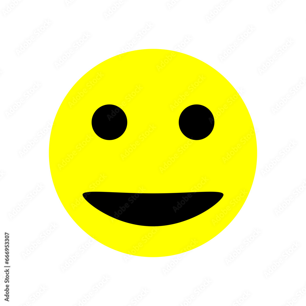 smiley face on white smiley face on white