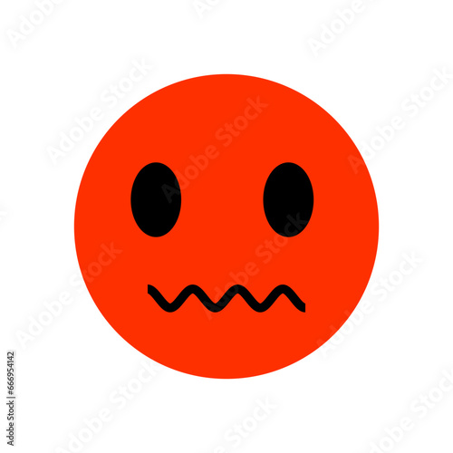 Emoticon icon vector