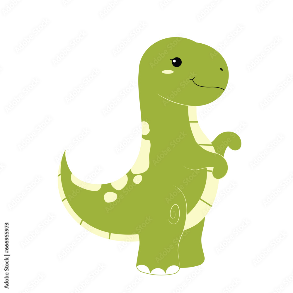Green Cute Standing Dinosaur | Dinosaurs Series Green Cute Standing Dinosaur | Dinosaurs Series