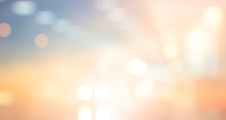 Abstract blurred beautiful glowing pastel pink and yellow gradient background