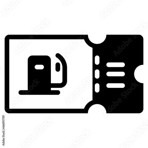 fuel oil promotion discount marketing coupon solid glyph