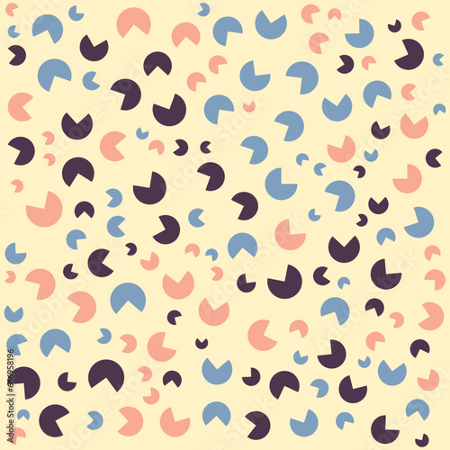 simple abstracts randomize graphic design for printing and textile