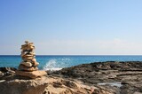 Balance, Küste des Mittelmeers auf Formentera