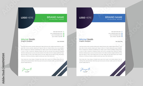 Letterhead design