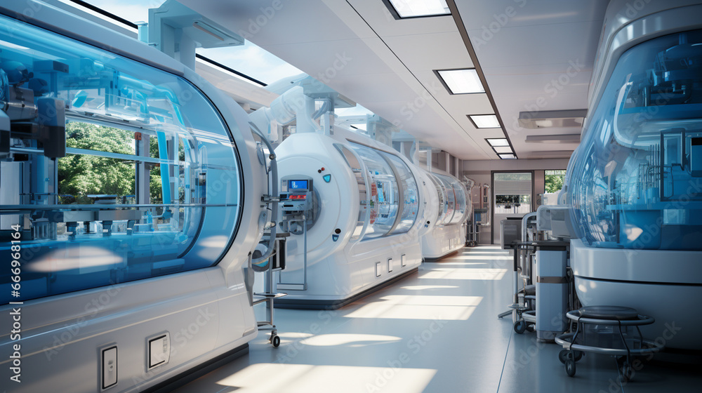 View of hospital interior. View of hospital interior.