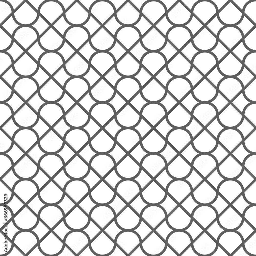 Seamless geometric pattern with a modern style Seamless geometric pattern with a modern style