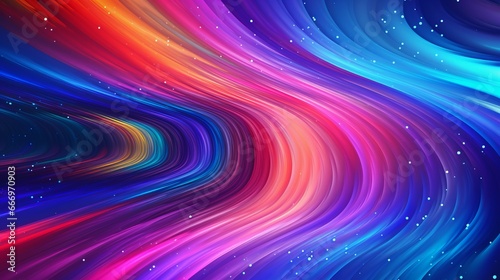 Hypnotic hyper space background with interstellar colors