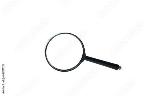 PNG, Magnifying glass, isolated on white background