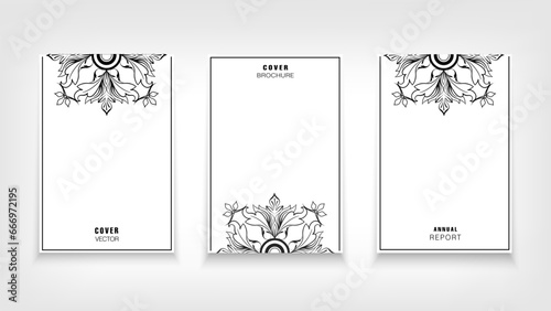 elegant Black and white cover design