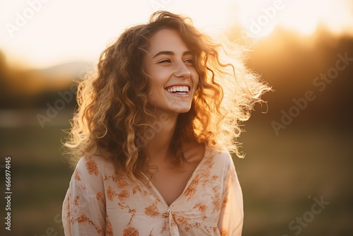Beautiful girl happy © Zaleman