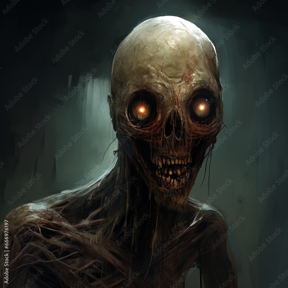 A horrific monster. Great for stories on demons, ghouls, zombies, apparitions, curses and other horror themes. A horrific monster. Great for stories on demons, ghouls, zombies, apparitions, curses and other horror themes.