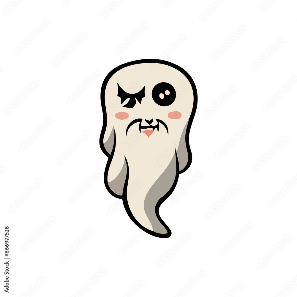 Halloween cartoon stickers bold lines spooky funny ai generative Halloween cartoon stickers bold lines spooky funny ai generative