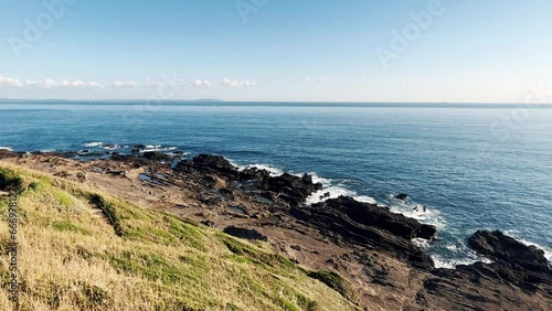 城ヶ島公園第一展望台から望む海岸線 photo