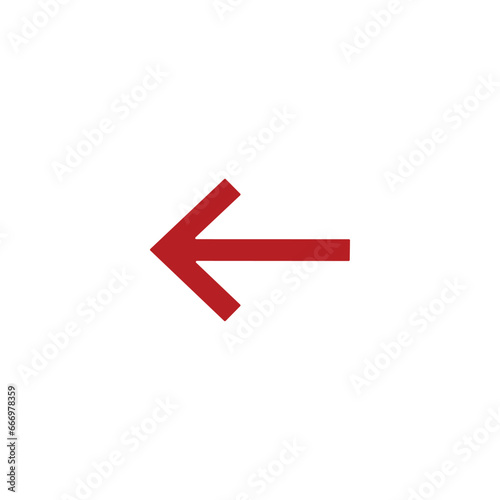 arrow icon on white background vector symbol 