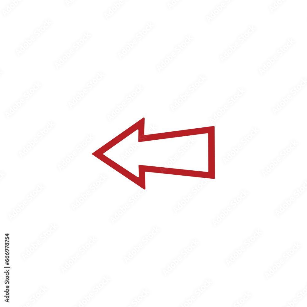 arrow icon on white background vector symbol arrow icon on white background vector symbol