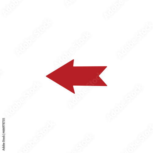 arrow icon on white background vector symbol 