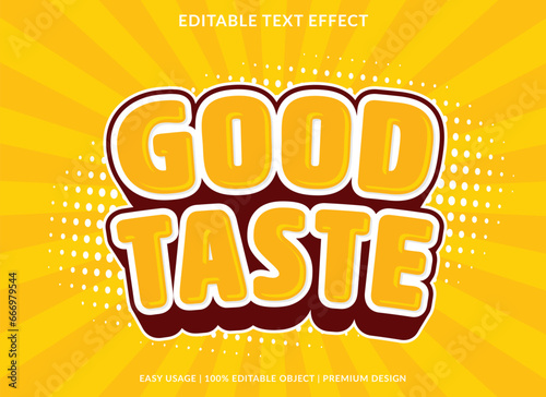 good taste