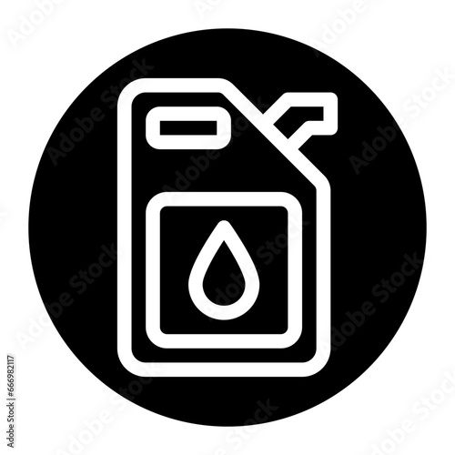 oil glyph icon