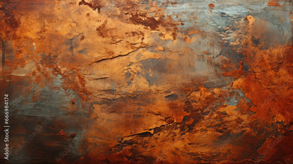 Copper Canvas: The Artistry of Smooth Metallic Textures - Generative AI