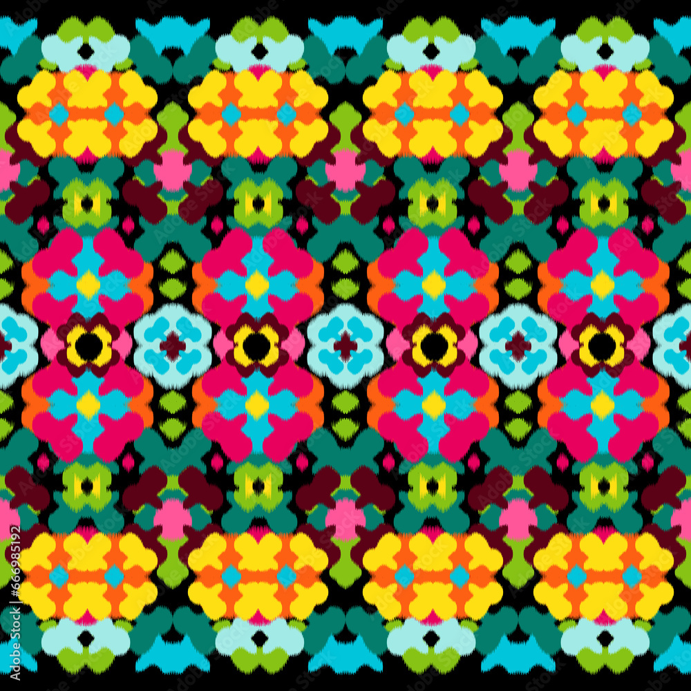 pattern abstract ikat