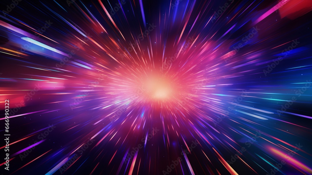 Abstract hyper space backdrop with cosmic energy Abstract hyper space backdrop with cosmic energy