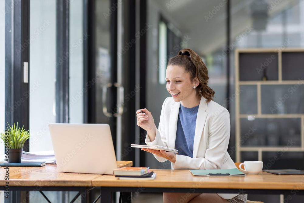 Confident millennial Canada female business analyst financial advisor preparing statistic report studying documents on work, finance analysis graph chart corporate economy, banking, market research