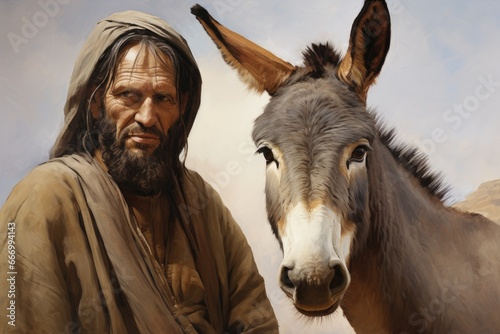 Balaam and the talking donkey - biblical story