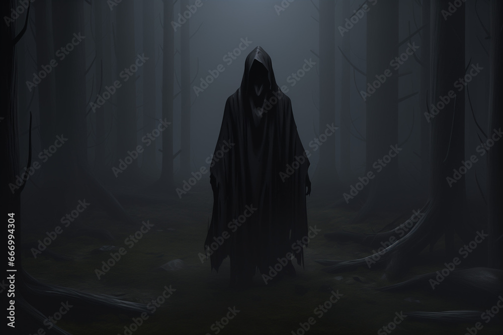 meeting death reaper in the forest