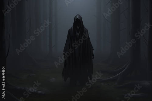 meeting death reaper in the forest