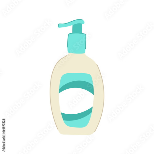 skin cleansing cream cartoon. skincare lotion, hand product, moisturizer texture skin cleansing cream sign. isolated symbol vector illustration
